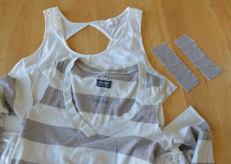 009 ruffled tank strap extension makeover